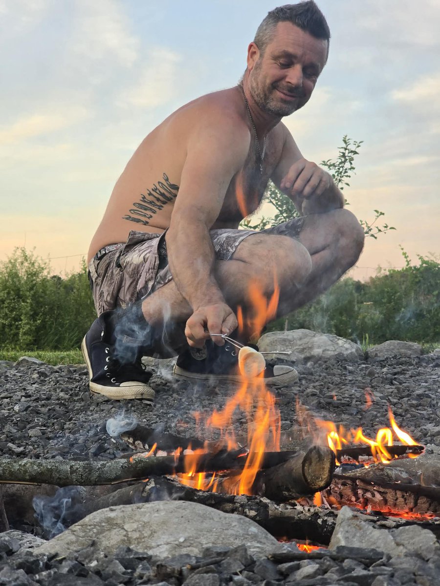 4_fox_sakes1's tweet photo. 🔥 The fire outside mirrors the one inside…
Burning drive. Unstoppable desire.
Shirt off, flames high, feeling that heat rise.
What’s fueling your fire tonight? Tell me something that gets your fire burning 😏 Drop it below.
#InnerFire #DriveAndDesire #FeelTheHeat #AuthenticFlame