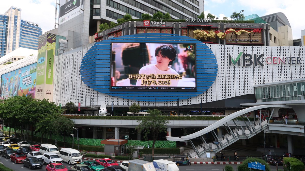 starfocusglobal's tweet photo. ✨STARFOCUS SUPPORT PROJECT

💖KENSHIN
🎂Happy Birthday To Kenshin

📍MBK Shopping Center Large Screen
⏰July 8 - 14

❤️ Producer | STARFOCUS OFFICIAL 
@starfocusglobal 
 ❤️ Co-Producer | STARFOCUS KENSHIN house
@sf_Kshouse 
 
#KENSHIN #上村謙信 #上村謙信誕生祭2026 #STARFOCUS https://t.co/J90MhMuZnd