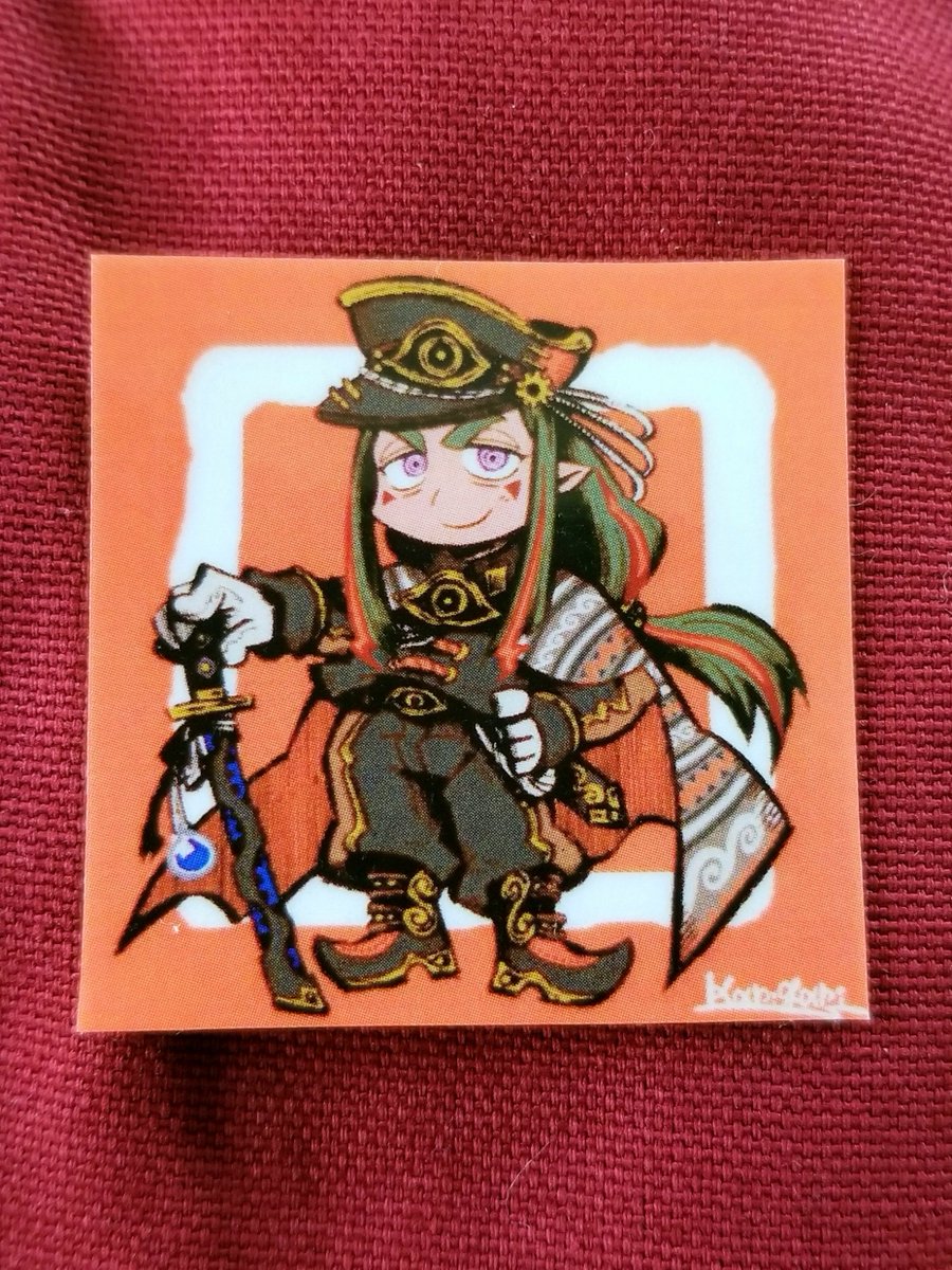 MKarigari's tweet photo. おまけで正方形ステッカーもつくりました https://t.co/WEMMDiavH7