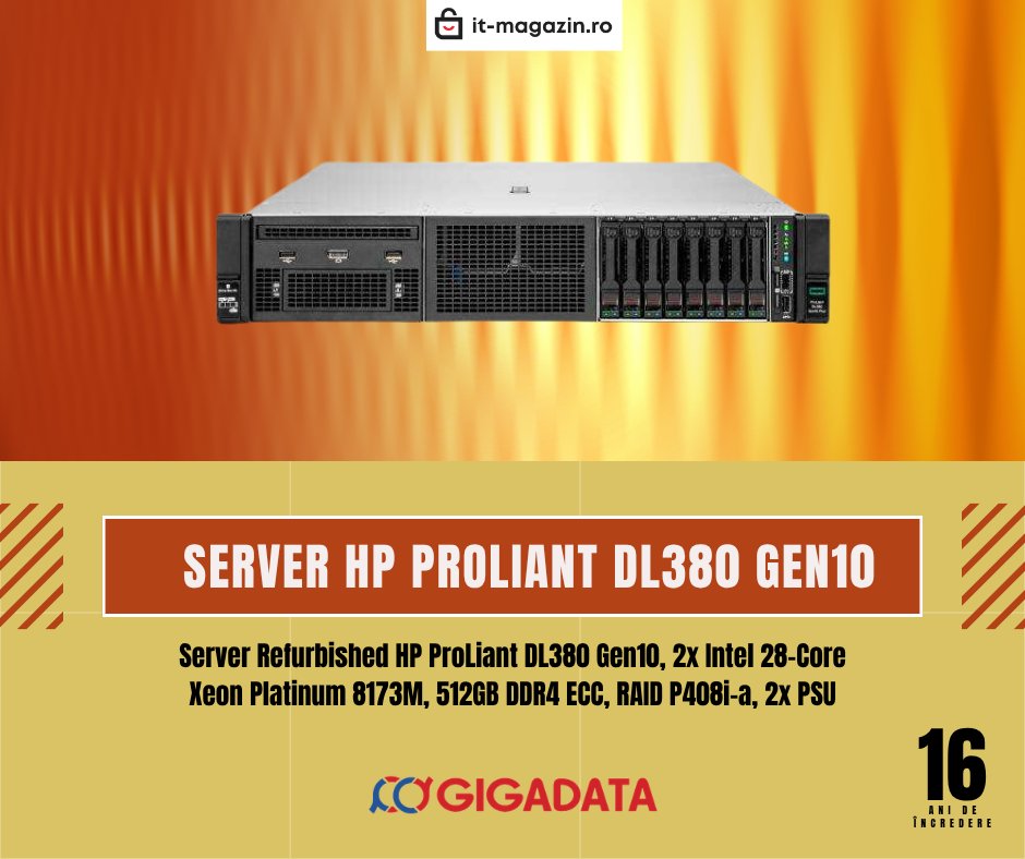 gigadataittech's tweet photo. Performanță enterprise pentru centre de date moderne.
👉🏻 https://t.co/kBi2nLwHze
#HP #ProLiant #DL380Gen10 #ServerRefurbished #DataCenter #EnterpriseIT #ServerSolutions #Virtualizare #ITInfrastructure #StocareDate #Tehnologie #InfrastructuraIT #Gigadata #ITMagazin #Romania https://t.co/LqpvC61ZHb