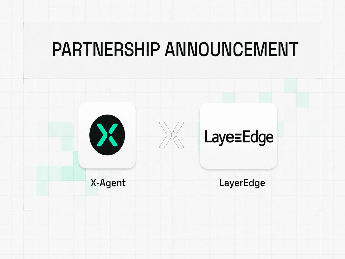 XAgent_official's tweet photo. The future of the Agent Economy will be autonomous, scalable, and verifiable.

Together with @layeredge, X-Agent will explore how AI Agents can connect with decentralized verification infrastructure to enable trusted workflows, transparent execution, and stronger coordination across Web3.

From agent creation to verifiable execution — we’re building the trusted layer for autonomous Web3. 🚀