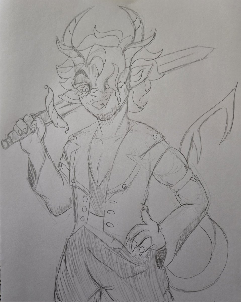 Sunpupart's tweet photo. @2nd_zoeyy Sketch 🫶 https://t.co/AHbiGR76l4