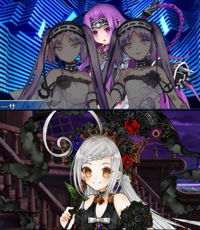 gudaguda2122's tweet photo. もう散々言われてるけど上姉様と下姉様が「偶像」「理想の姿」だから、
素でこの姿だと思われるペルセポネがモテて当然なのね...
やはり神々はみんなロリコン...
#FGO https://t.co/vQfucftVw1