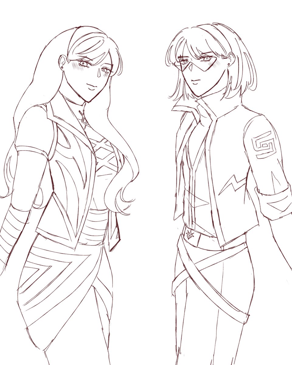 suunnmuun's tweet photo. genderbend fem! #boboiboysopan #boboiboysupra 
two baddies 💋 https://t.co/5YmP57qBCn