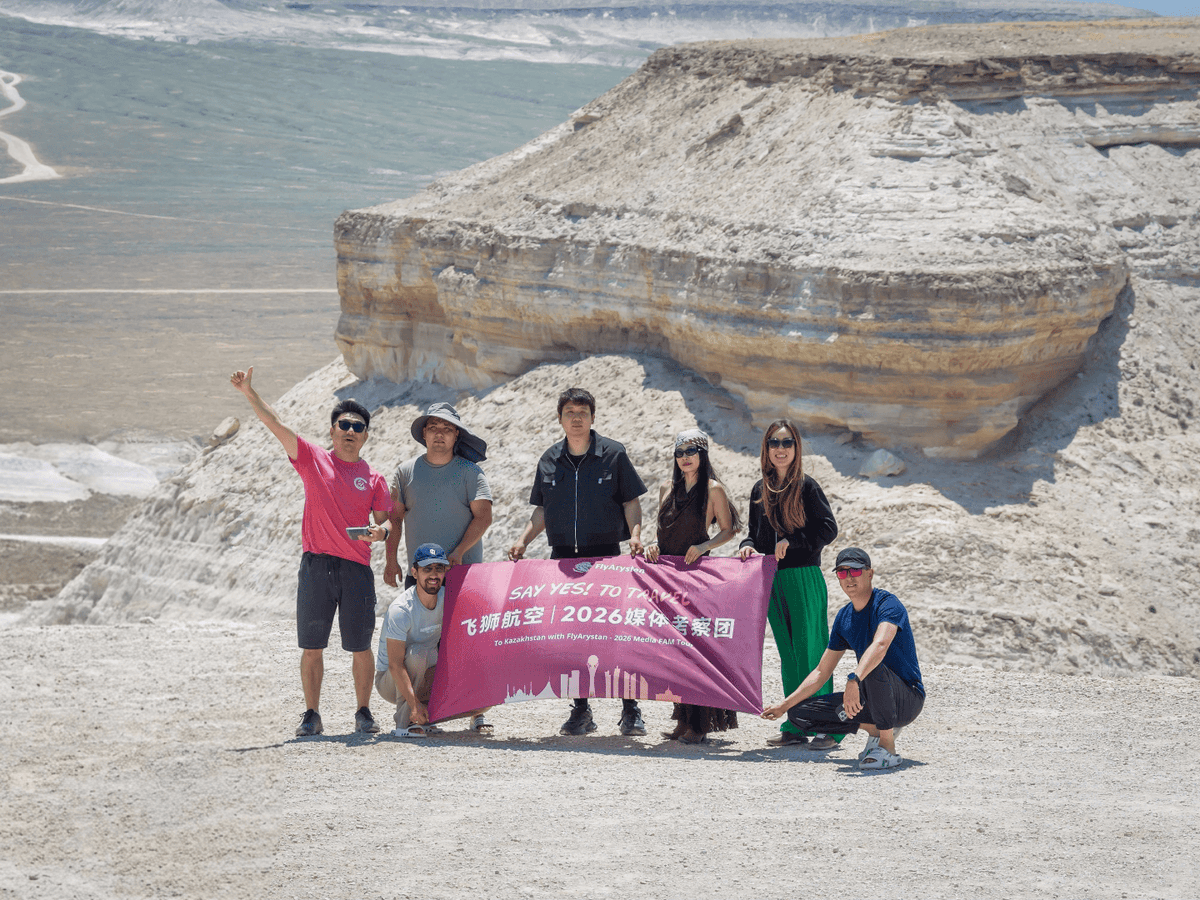 fly_arystan's tweet photo. Kazakhstan through the eyes of Chinese influencers! 

FlyArystan organized a familiarization tour for Chinese influencers, travel agents, and tour operators. Over several days, the participants explored Almaty and the Mangystau Region, discovering Kazakhstan’s breathtaking landscapes, rich cultural heritage, and unique travel experiences.

From the iconic Bozzhyra Plateau and the Torysh Valley of Balls to Kolsai and Kaindy Lakes, Charyn Canyon, and Shymbulak Mountain Resort, the group visited some of the country's most remarkable destinations while capturing their journey through photos and videos.

Soon, this content will reach an audience of more than 13.5 million followers across China's leading social media platforms, including RedNote (Xiaohongshu), Douyin, and Weibo. 🌍📸