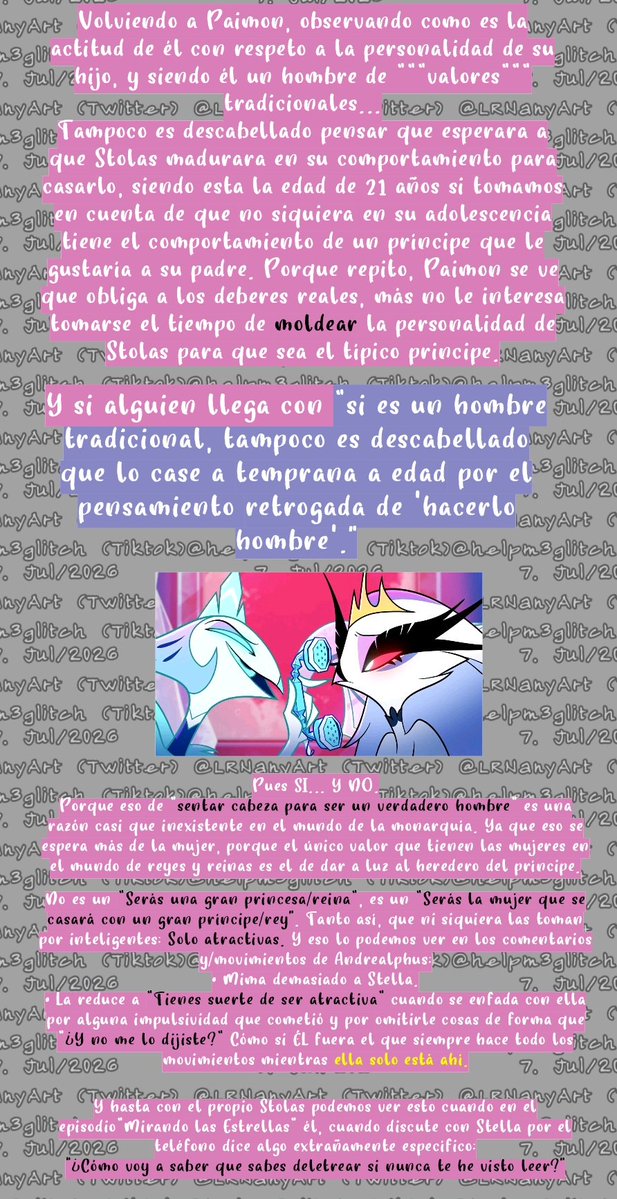 LRNanyArt's tweet photo. En fin, esto es solo mi headcanon.
@SoulArt_Love (mucho texto)
#HelluvaBoss #Stolas #Stella #viahelluva #Octavia #Striker #Paimon #Andrealphus #LRNanyArt #headcanon #teoria https://t.co/f5fSjWd5MB