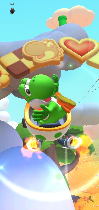 Fuchi_YP's tweet photo. マリオカートツアー、サービス終了😭
再掲だけど可愛いヨッシーを見てください🥲 https://t.co/LXcX4KtVIC