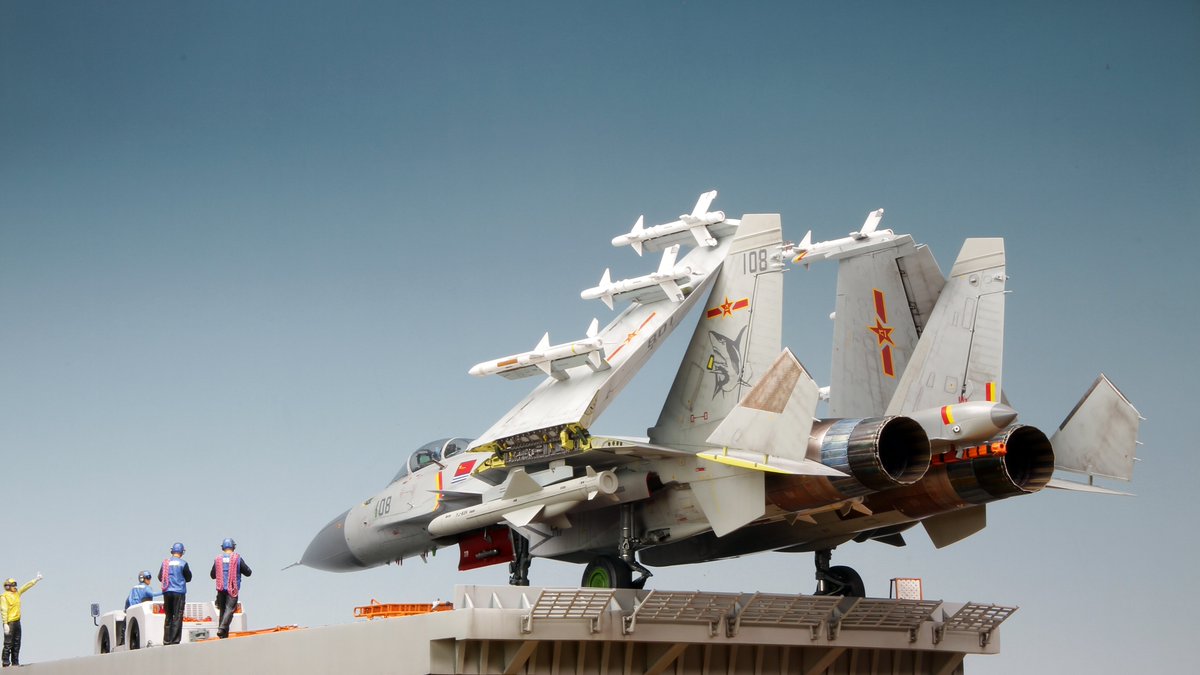 Giggs318's tweet photo. KINETIC K-48065 1/48 中国人民解放軍海軍 歼-15 “飞鲨” made by xiaofeng https://t.co/kVKqDenlyZ