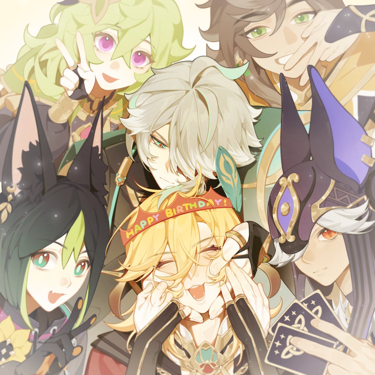 2blxy_0529's tweet photo. 🌱🏛️又是一年新岁月～

祝卡维生日快乐🎂

#アルカヴェ #haikaveh #知妙 https://t.co/mSbDuKEogk