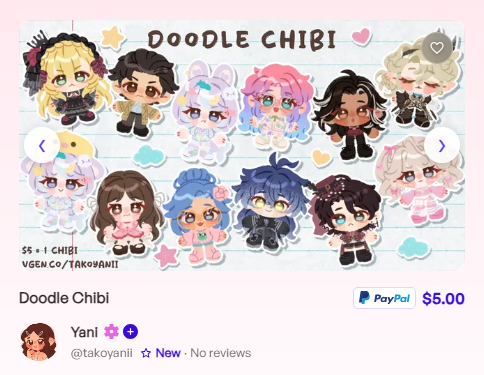 takoyanii's tweet photo. Opened up 5 chibi doodle slots to test it out! ✏️✨

୨୧┄ https://t.co/NU0Sb6xD6V 🤍 https://t.co/mRB73fbhY2