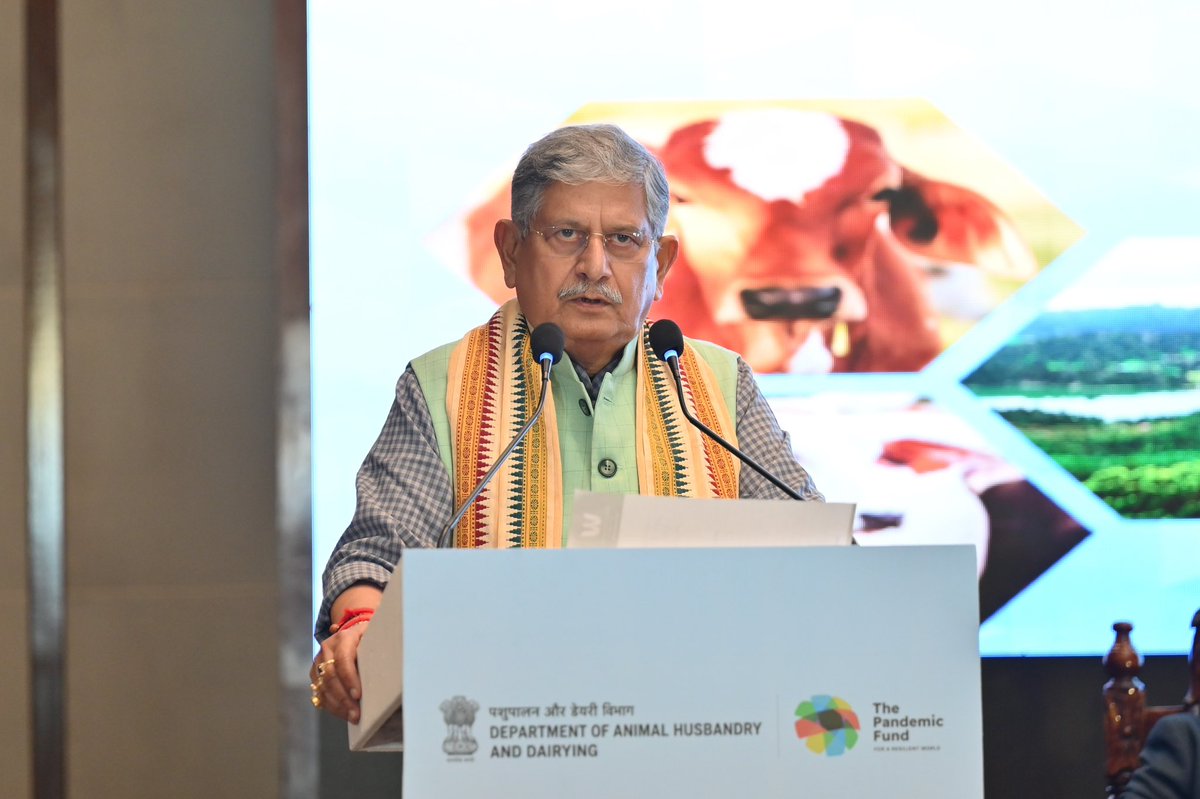 farddepartment's tweet photo. The Department of Animal Husbandry & Dairying (DAHD), Government of India, is organizing a two-day National Workshop on Compartmentalisation and Zoning for Foot and Mouth Disease (FMD) on 8–9 July 2026 at Bhubaneswar, Odisha.

The workshop was inaugurated by Shri Rajiv Ranjan Singh, Hon'ble Union Minister for Fisheries, Animal Husbandry & Dairying and Panchayati Raj, in the presence of Prof. S. P. Singh Baghel, Hon'ble MoS for Fisheries, Animal Husbandry & Dairying, Government of India, and Shri Gokulananda Mallik, Hon'ble Minister, Fisheries & Animal Resources Development Department, Government of Odisha.

Bringing together policymakers, technical experts, and State representatives, the workshop focuses on strengthening FMD control strategies, including harmonised vaccination, implementation roadmaps, and enhanced inter-state coordination. The deliberations will improve animal health systems and help India achieve FMD-free status by 2030.

#FMDFreeIndia #FARDOdisha #LivestockDevelopment

@CMO_Odisha @LalanSingh_1 @mos_fahd_pr @GokulanandaBJP @Vijaykulange