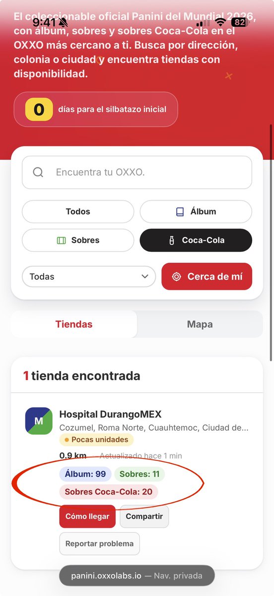 VazquezCesar20's tweet photo. @Tiendas_OXXO @OXXO_Escucha En la sucursal de Hospital DurangoMEX en Roma Norte CDMX niegan la existencia de sobres coca-cola cuando en su página indica que si hay existencias, los niegan para que sus vendedores los negocien más caros por fuera. Cuál es la solución?? https://t.co/YDsF4flGUX