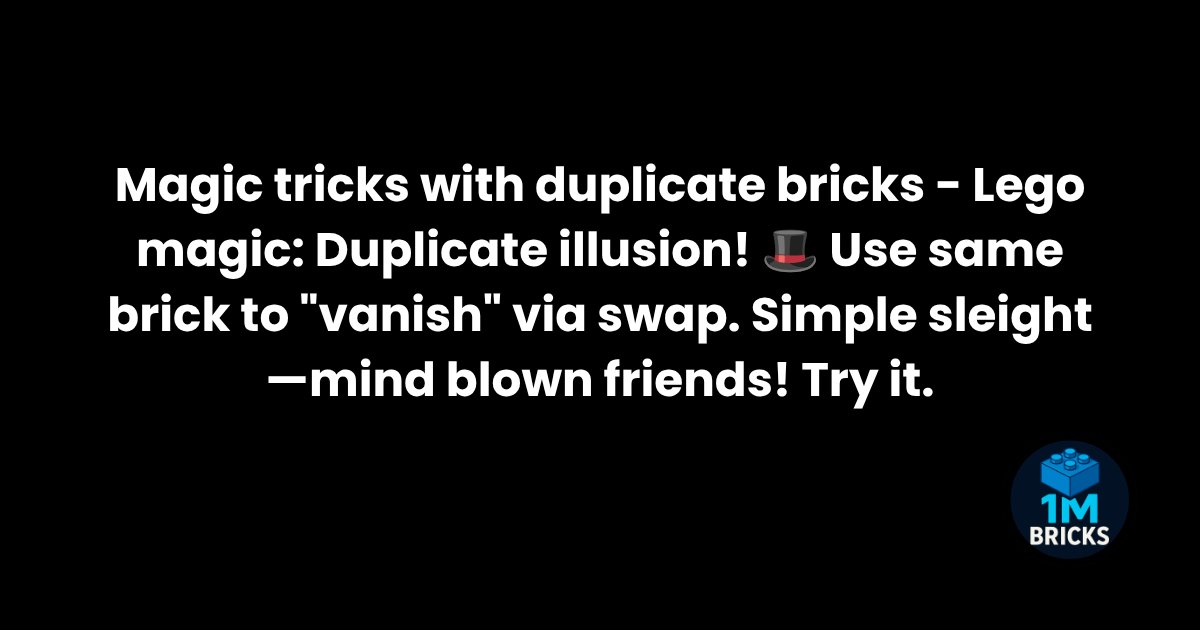 1Mbricks tweet picture
