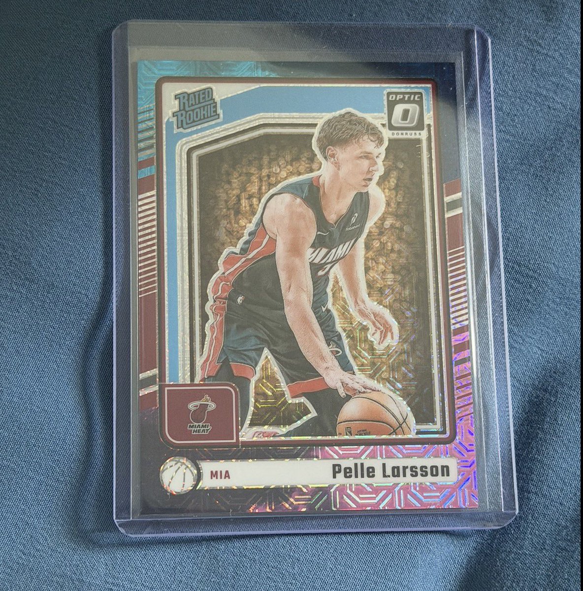 mrspeer06's tweet photo. @Get_BIG_Cards Big year ahead for Larsson. Here’s his 1/1 nebula RC card https://t.co/045AcJBg8I