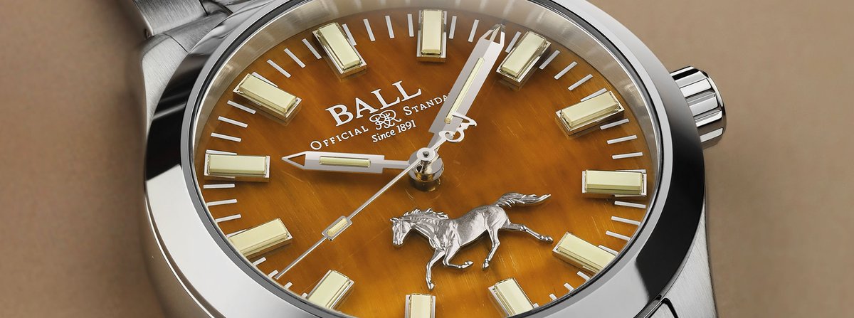 BALLWatchCo's tweet photo. Gallop into legacy. Endure with time.
https://t.co/4r708KpHVX
Engineer II Galloping Horse
Be Your Greatest Self

#elite #shine #conquer #darkness #marvel #lights #discovery #journey #beyourself #ballwatch #lumewatch #engineer #watch #purpose #lettherebelight #swisswatch https://t.co/nNeg8ZWwxq