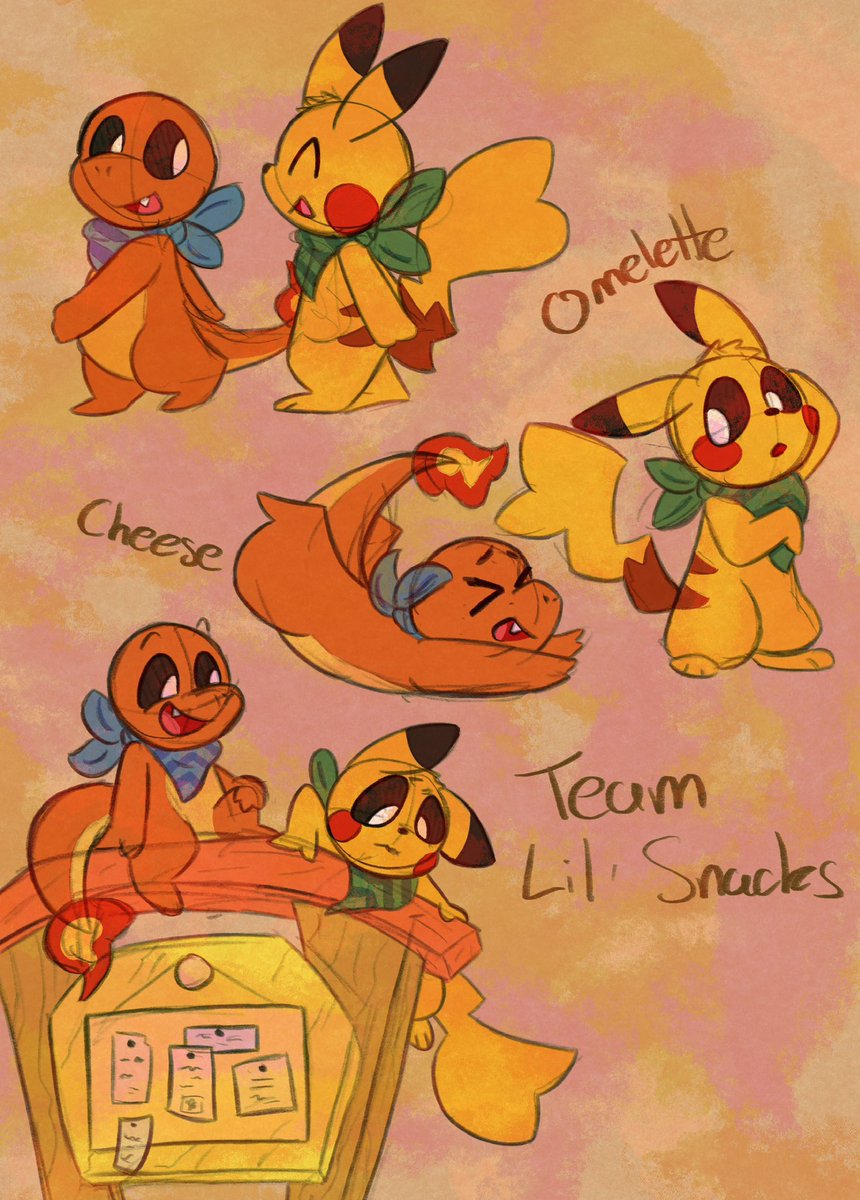 Rileyoshi's tweet photo. Attack number 8! This is Team Lil’ Snacks for Chudesuu! #PMD #Pokémon #artfight2026ㅤ https://t.co/jP5xBf9f73