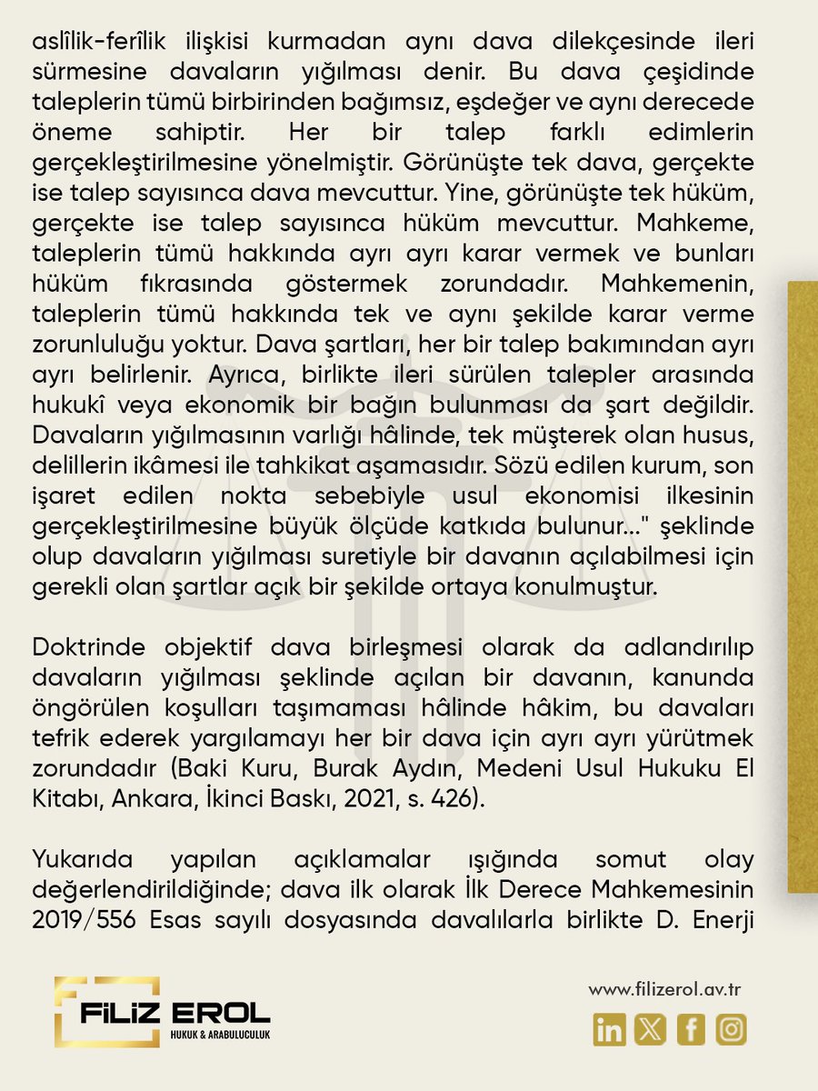 AvFilizErol's tweet photo. 📌 Hukuk Kararları, Türkiye Hukuk Gündemi ve Uluslararası Hukuk Gündemi İçin Takip Edin! 

#arabuluculuk #türkticaretkanunu #uyuşmazlık #hukukibilgi #yargıtaykararları https://t.co/4dsRPXeaAK