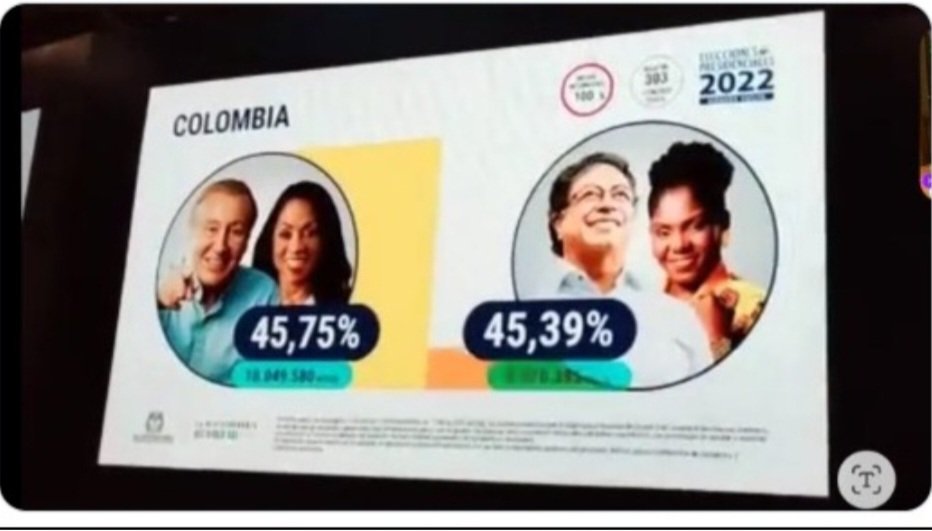 Adriana68884699's tweet photo. @CaracolRadio Q dejen hacer el conteo q inconstitucionalmente NOOO permitieron, ni el registrador y muchos jueces, y les demostramos q Ivan Cepeda SIII ganó el voto popular.

Lo q bo sabiados es q en colombia elige Presidente es la registraduria.

En el 2022, no hubo por la filtrada del video https://t.co/REHPnEn14y