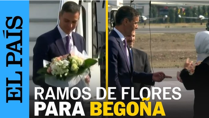 forostoreros's tweet photo. Sánchez, tachado en Turquía: el ramo de flores que lo expulsa del grupo
https://t.co/bB0aYR4WOT 
"Tarjeta roja" a Begoña -in absentia- porque las esposas de los líderes mundiales no quieren compartir ni mesa ni vida social, ni visitas con la tetraimputada.
Por El_Estudiante https://t.co/PnxXc8ASBV