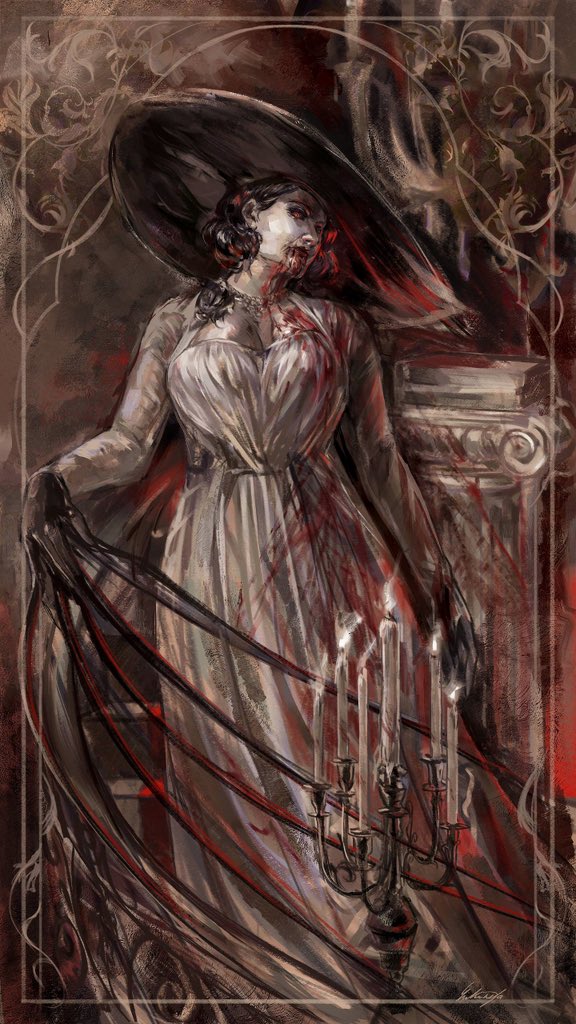 yuki_neda's tweet photo. Lady Dimitrescu https://t.co/aJ9OjuBPkv