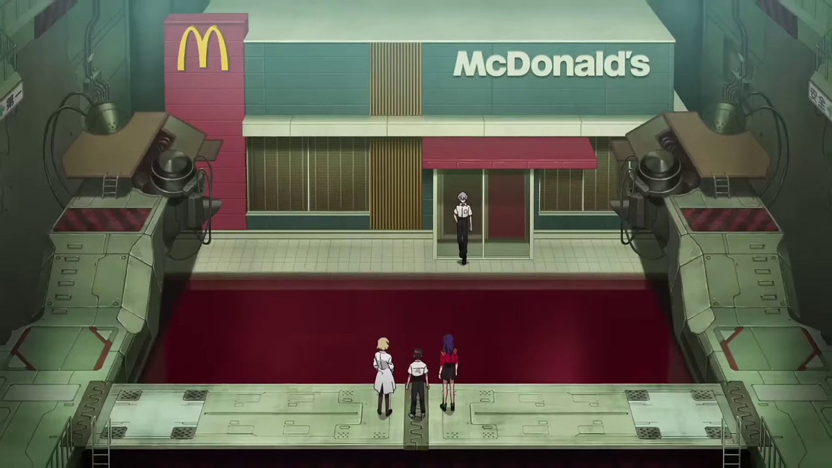 NGEScreenshot's tweet photo. Evangelion McDonald's Commercial https://t.co/qDewSddylD