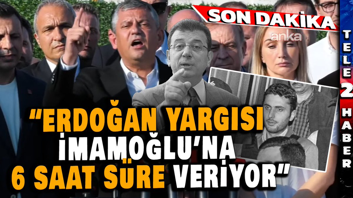 tele2haber's tweet photo. Özel'den İmamoğlu'na savunma engeli tepkisi: FETÖ yargısı Alparslan Arslan'a 76 saat süre verdi

@murattaylan72 

https://t.co/yF0c1yr8AB https://t.co/AsGu7zNCpg