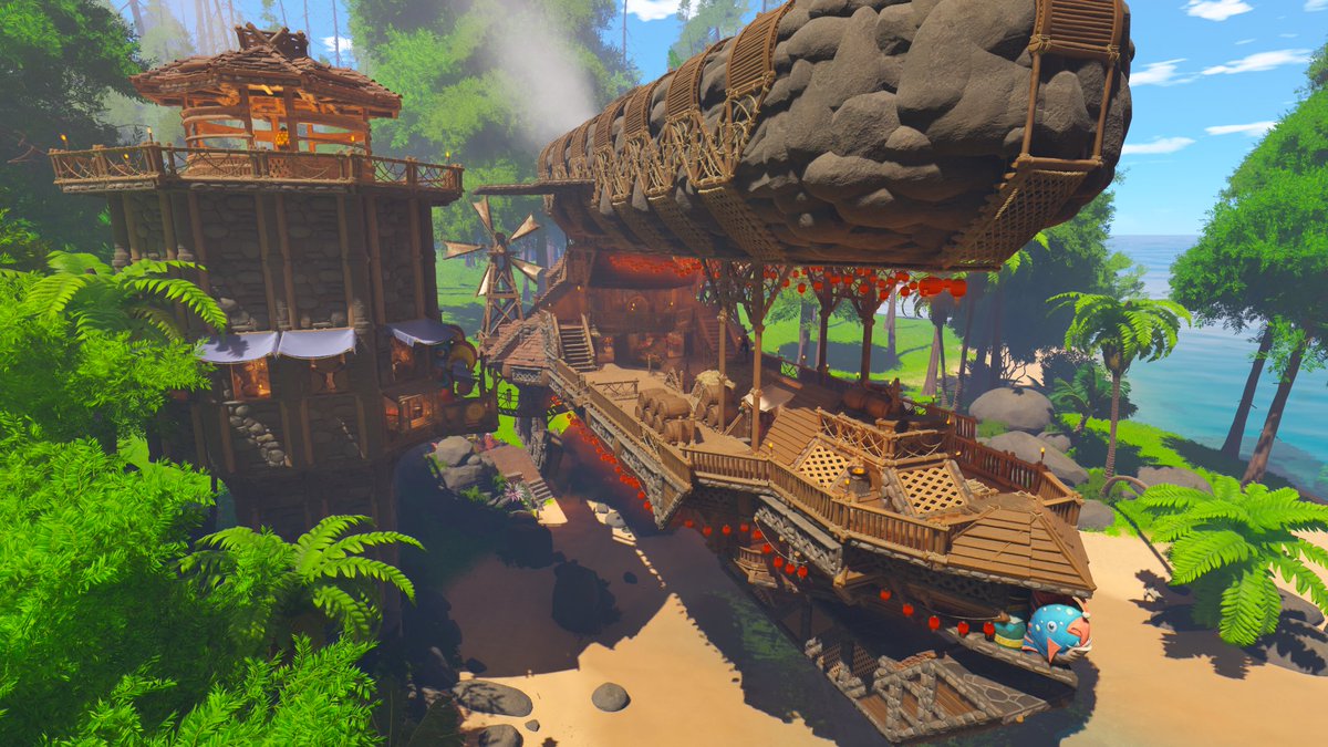 GarouKuu's tweet photo. @UnderARock_Game Try build new balloon with rocks, balloon not fly far, soon find new island with volcano?, happy Dodo dance! https://t.co/gBnQPwwEyn