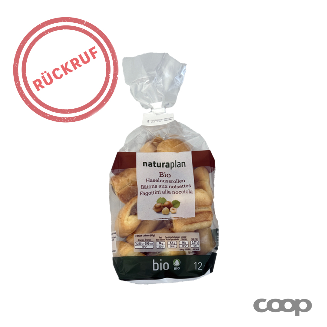 coop_ch's tweet photo. #Rückruf Coop ruft Naturaplan Bio Mini Haselnussrollen zurück. Betroffen sind die Naturaplan Bio Mini Haselnussrollen 240 Gramm. Das Produkt kann Schimmel enthalten. Es wird empfohlen das Produkt nicht zu konsumieren. #CoopCH
Weitere Informationen: https://t.co/kLv2WaQIWa https://t.co/OB2e2TeRdX