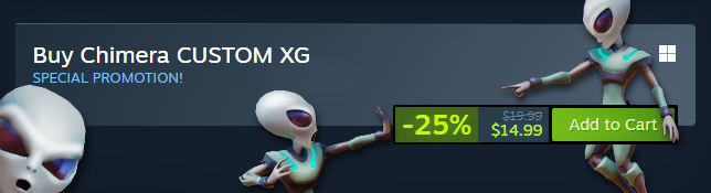 ChimeraCustomXG's tweet photo. YOUR MISSION IS TO GET CHIMERA C.U.S.T.O.M. XG WITHIN THE NEXT 24 HOURS BEFORE THE SALE ENDS.

GO GO GO. CHIMERA GO.

#SummerSale #ChimeraCUSTOMXG https://t.co/VrILEDkaii