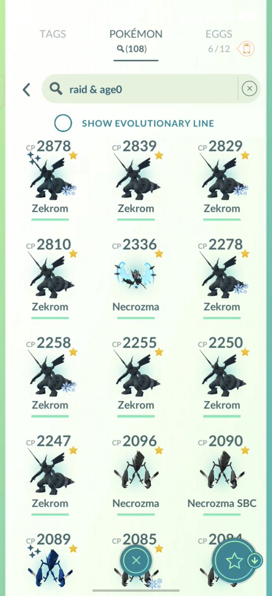 GaryGor98's tweet photo. Results of 2nd Day - Road of Legends! 
Happy to get those shiny background at least we have something to trade with friends all around the world! 
#pokemongo #pokemon #gofest2026 #niantic #pokemonmalaysia #klccpark #gofest https://t.co/ADg3n8M9Hl