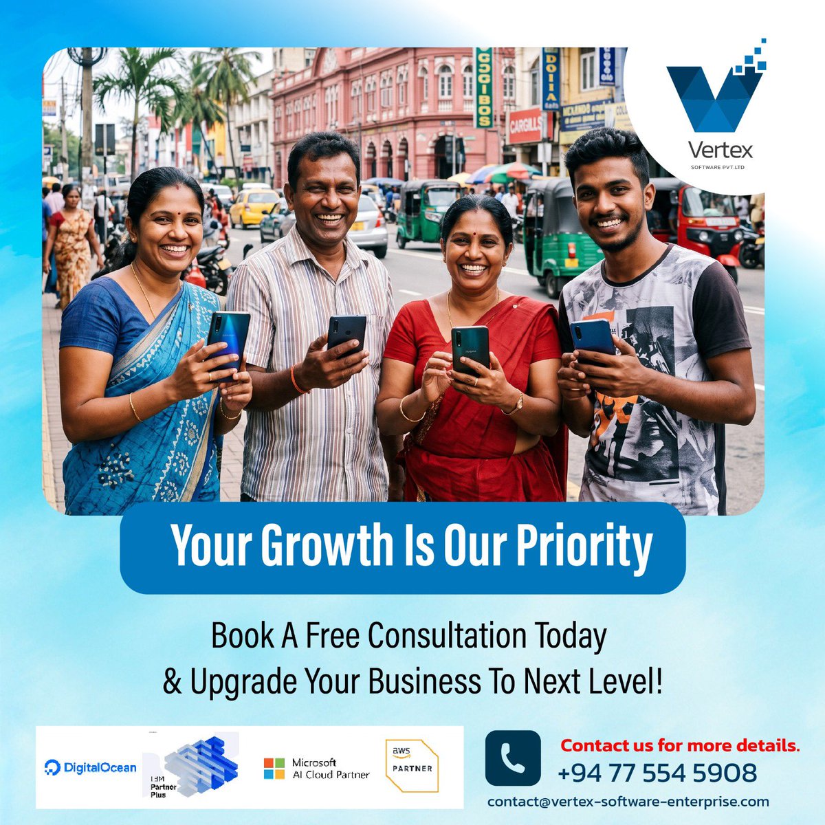 VSELKC's tweet photo. At Vertex Software Pvt Ltd, we design and develop customized mobile applications that convert ideas into seamless digital experiences.

CONTACT US FOR A FREE CONSULTATION!

📞 +94 77 554 5908
📧 Contact@vertex-software-enterprise.com

#vertexbytes https://t.co/rpLe06LnUD