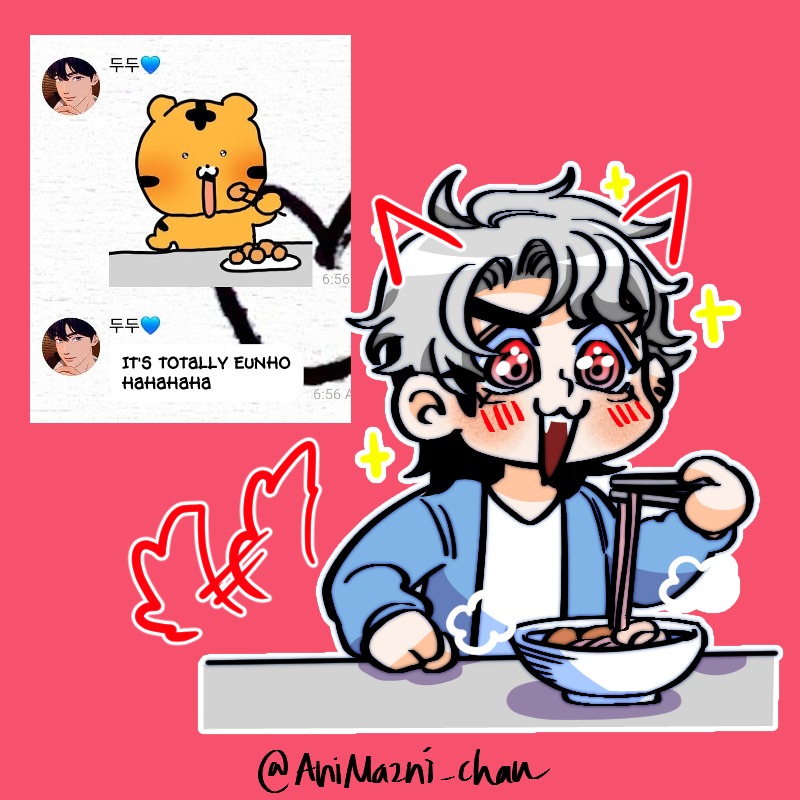 AniMazni_chan's tweet photo. Dudu emoji observation :
Foodie Eunho ❤️ https://t.co/Mq6g6aDv46