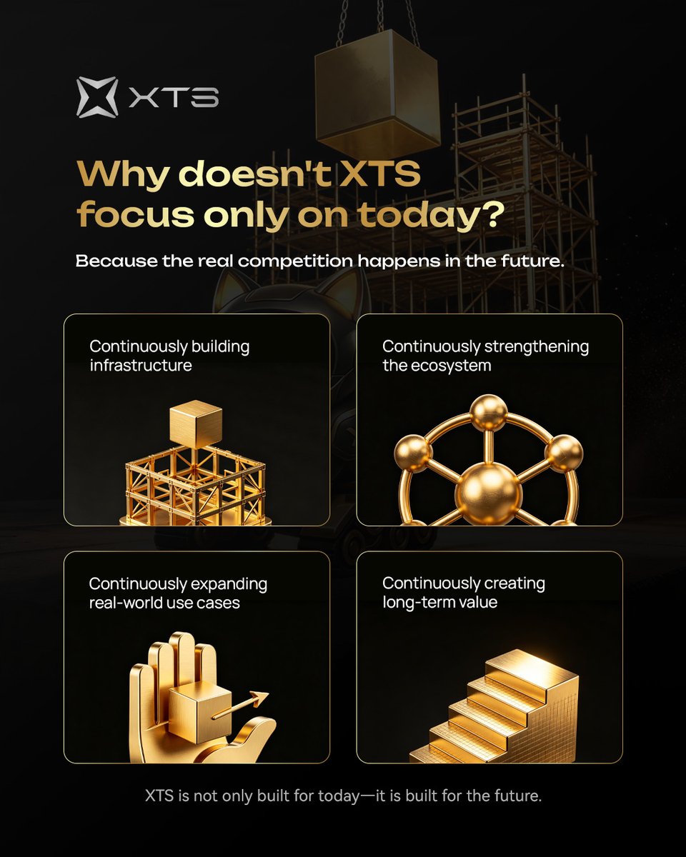 XTS_OFFICIAL's tweet photo. 🚀 Every step we build today shapes tomorrow.Long-term value is built through continuous innovation, ecosystem growth, and real value creation.
XTS is building for the future.
#XTS #LongTermThinking #Web4 #DigitalAssets #FutureFinance #ValueCreation #FutureReady https://t.co/2PxzDk7Tar