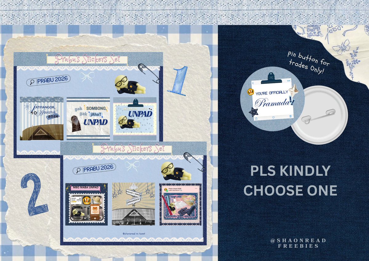 shaonread's tweet photo. FREEBIES REVEAL  💋💋
teman timun yang tadi udah di list, boleh ya reply kalian mau yg mana🤭, kalo misalnya ini kurang jelas nanti dibawah aku kasih lagi foto per set nya🤍 , THANKYOU FOR YOUR ENTHUSIASM😆, see u di Prabu! https://t.co/dX2IzNYiiu