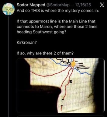 Sodor Mapped tweet media