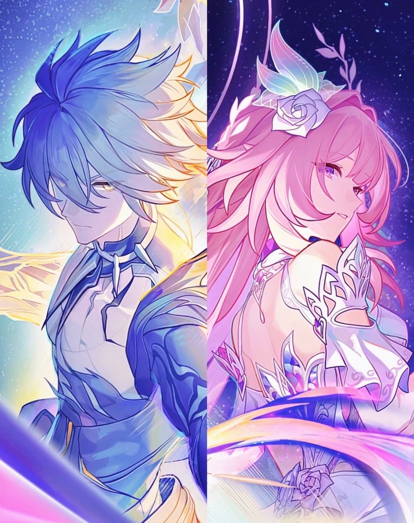 CelestialFoxian's tweet photo. Aedes Elysiae duo 💙🩷 https://t.co/2swRiitnEg