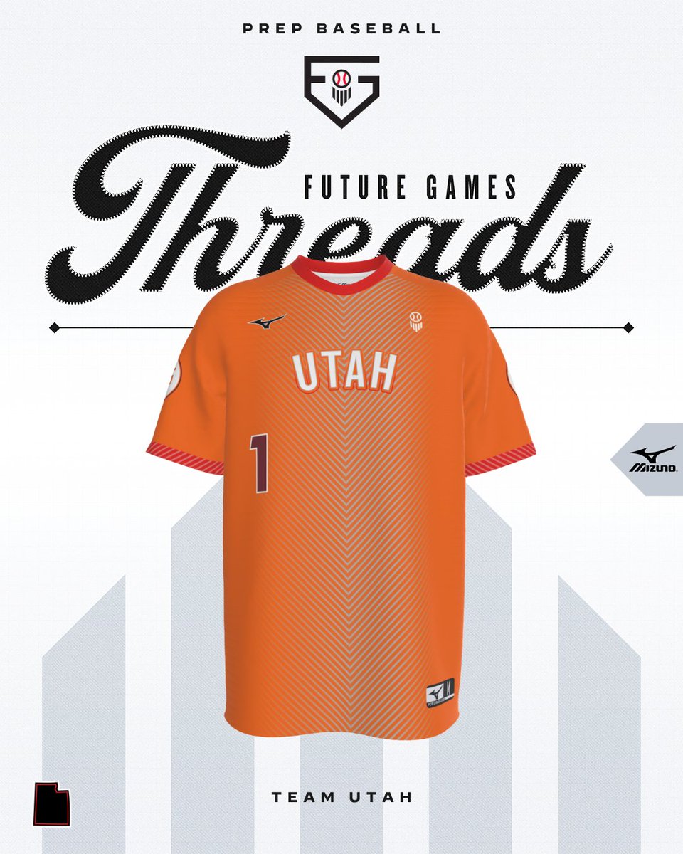 PrepBaseballUT's tweet photo. #TeamUtah is ready for the 2026 Prep Baseball Future Games.

Introducing the official uniforms Utah will wear at this year’s event. 🔮

What do we think? ⬇️

#PBFG26 || @PrepBaseball https://t.co/gDJ1bzBO95