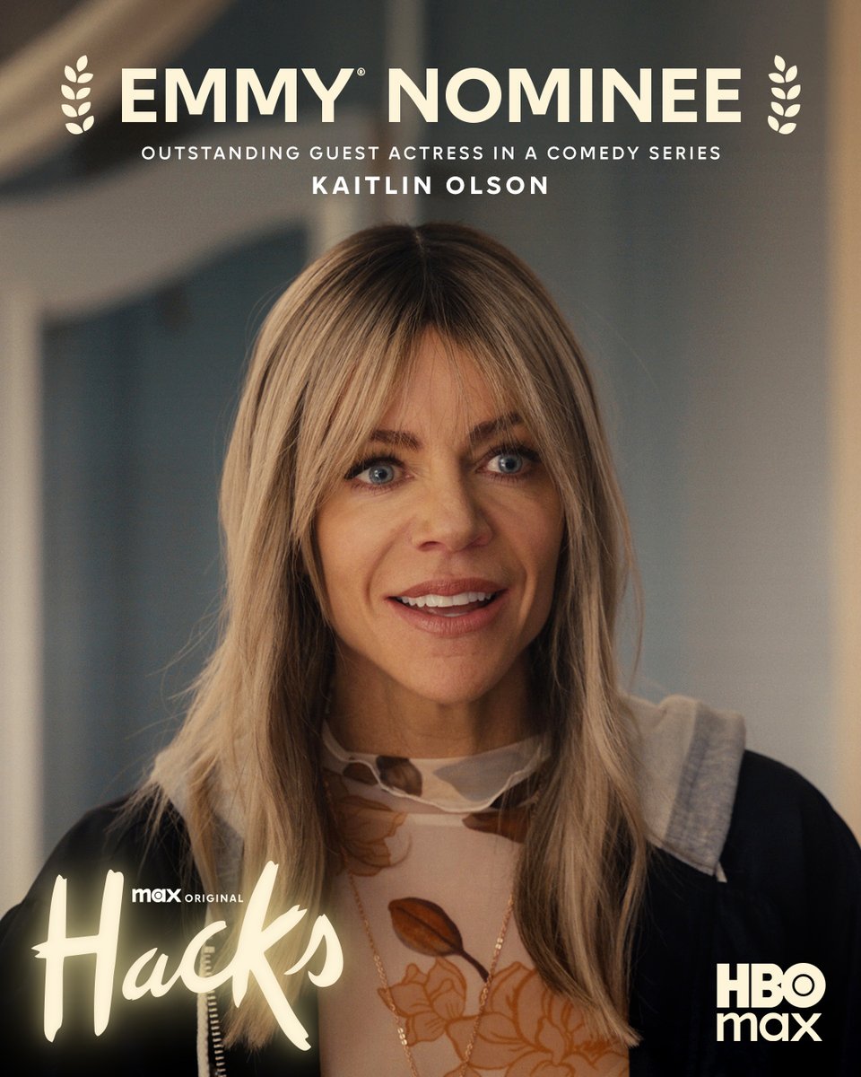 hbomax's tweet photo. D'nominee! #KaitlinOlson #Hacks #Emmys https://t.co/Ui65NupFm8