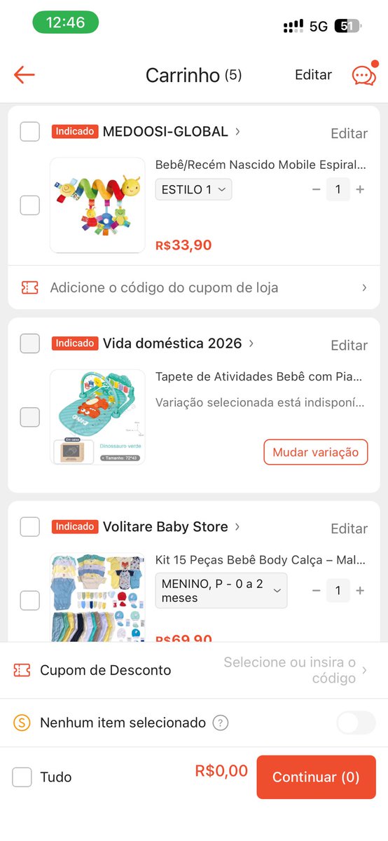 betiiny's tweet photo. @shopee_br Eu mereço pq to com hiperfoco nas coisinhas pro meu bebê que nem na shô😩 https://t.co/nKPaAwuRKx