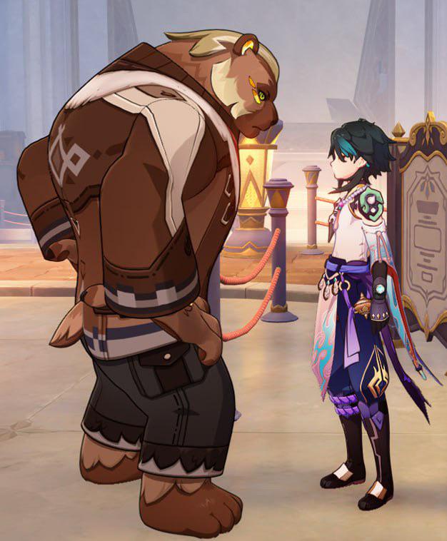 Viruleince's tweet photo. Did they put my fursona in Genshin Impact?? https://t.co/CCjaQZ7ueQ