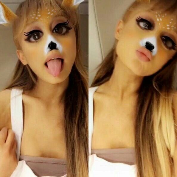 sixthirtybae's tweet photo. she used to be so #obsessed with the deer filter https://t.co/hUv9l7RvTx