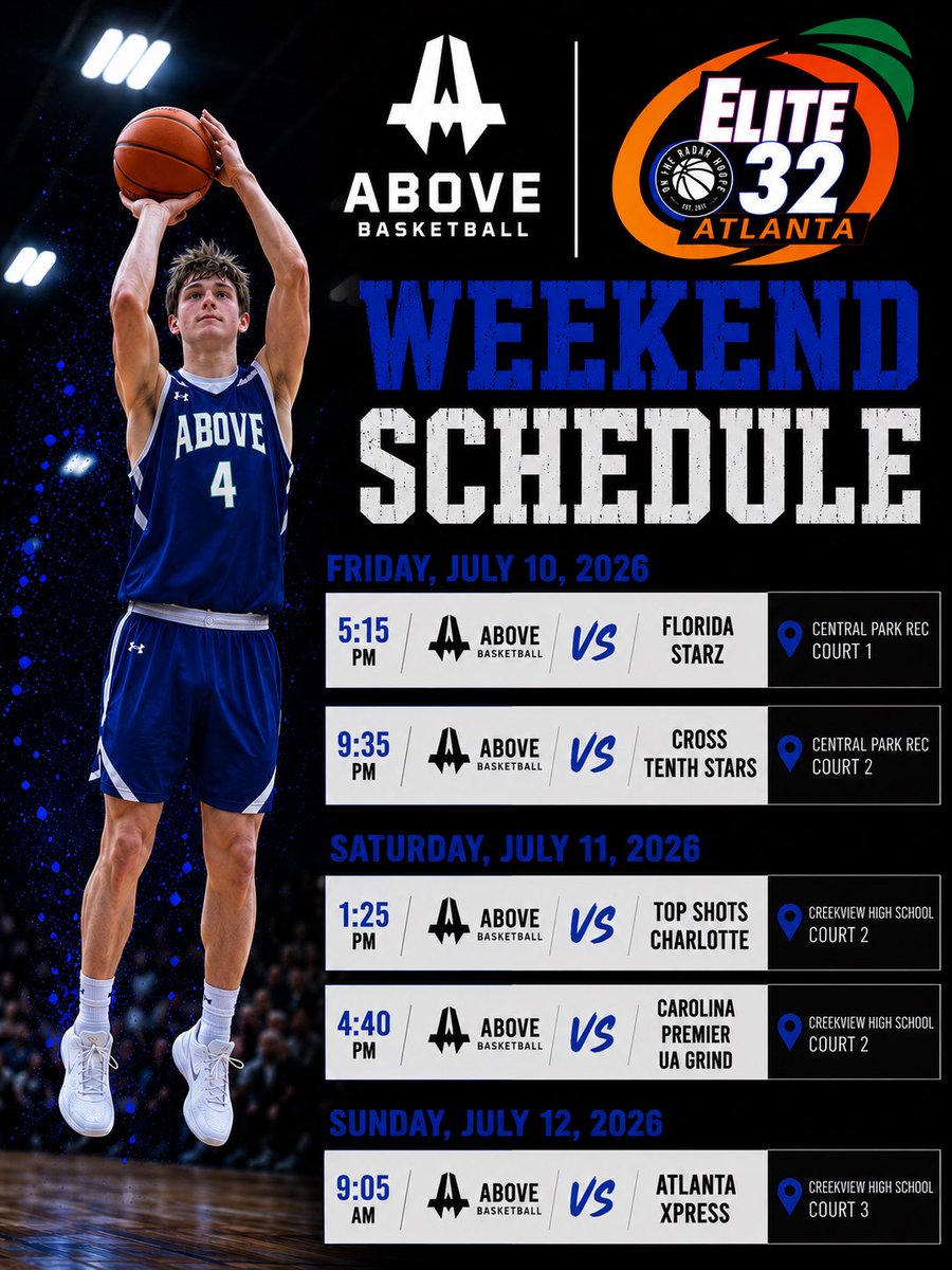 jackatkinson_10's tweet photo. Schedule for this weekend in Atlanta playing @OntheRadarHoops Elite 32 with @abovebbacademy https://t.co/6cYNuQqZXe