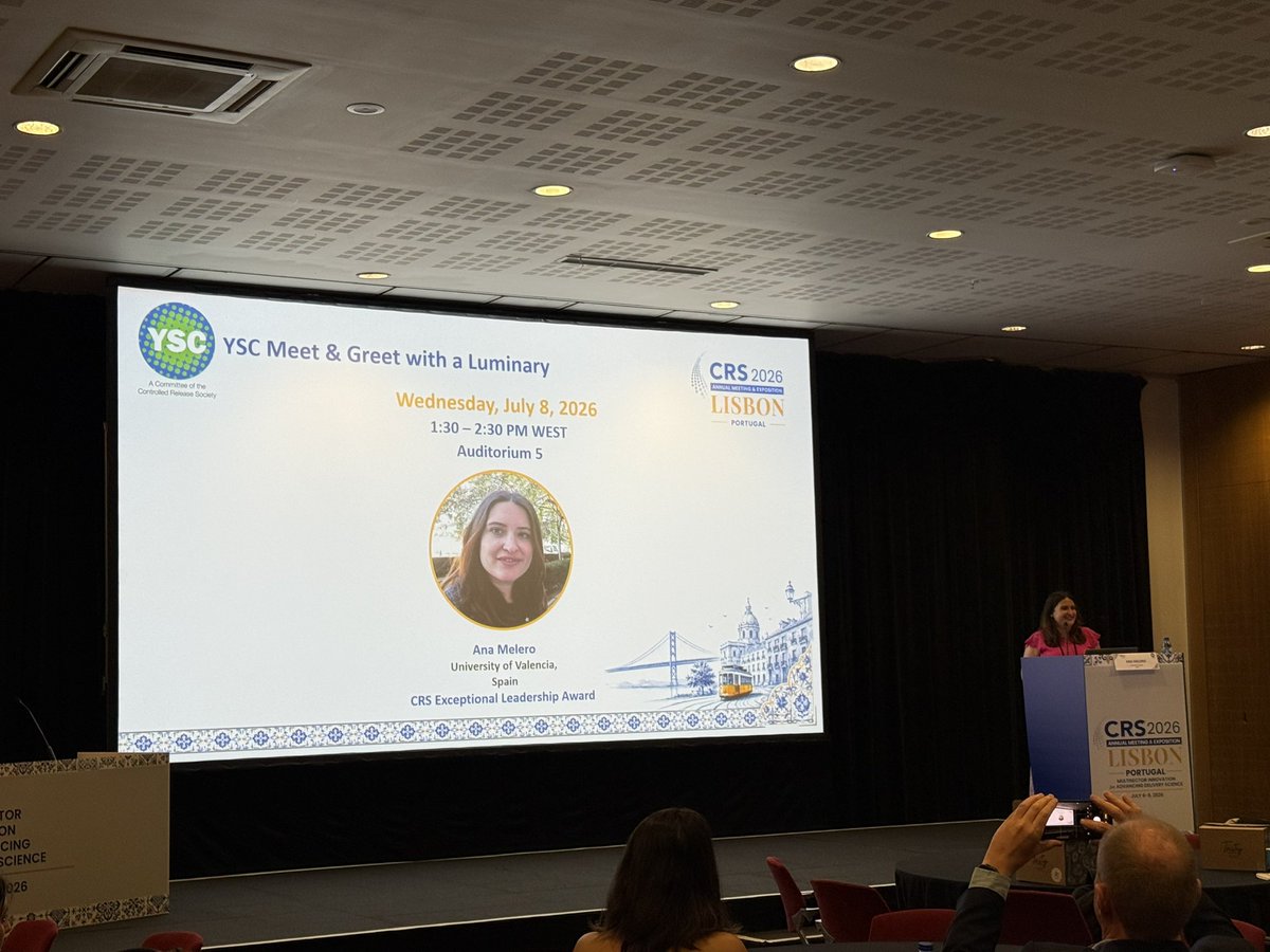 esteelee_'s tweet photo. 🚀 Great to be part of the organising team for the @CRS_YSC Meet & Greet with a Luminary at #CRS2026 🇵🇹
An inspiring session with @AnaMelero8, recipient of the CRS Exceptional Leadership Award, followed by engaging discussions with participants💙💚
#CRSYSC #Lisbon https://t.co/LJicogtW3O