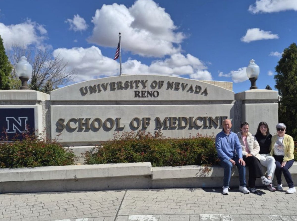 unevadareno's tweet photo. Shannen McDermott, a biomedical undergraduate student participating in the International Undergraduate Research Program, shares her experience traveling to Northern Nevada and embracing new academic and professional opportunities. Originally from Ireland, McDermott has made the most of her time at the University with support from @unrmed, engaging in meaningful biomedical research while exploring a new environment. #FacesOfThePack https://t.co/jsvJx6PZCG