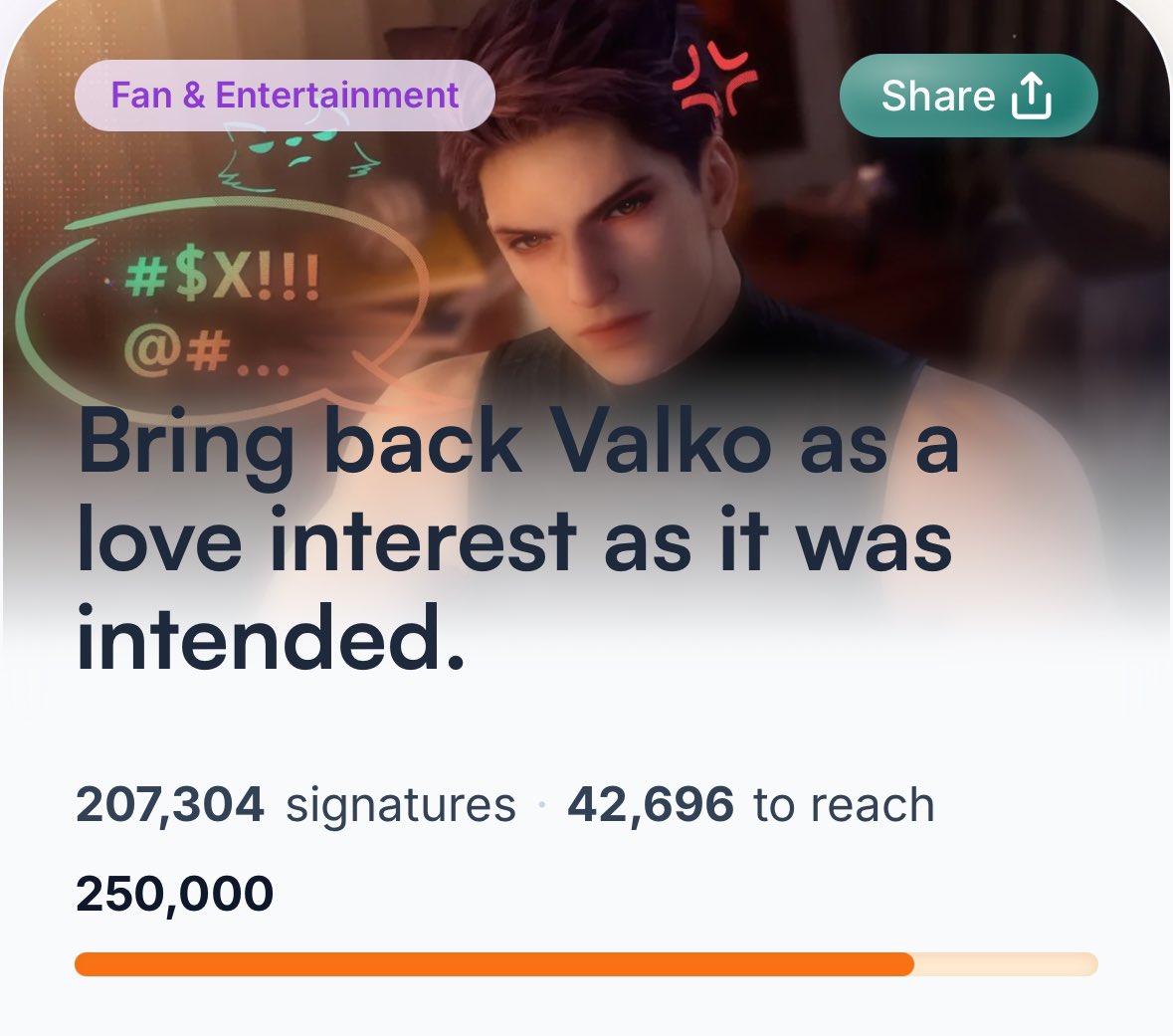 kashiroro's tweet photo. Requesting all Valko supporters to sign the petition and confirm your email for your signature to count! We lost about 30k but we can still get back our numbers! Make sure you confirmed your signature via email for it to be counted.

https://t.co/vYZfNTnJUa

#BringValkoBack https://t.co/LJXqvWddST