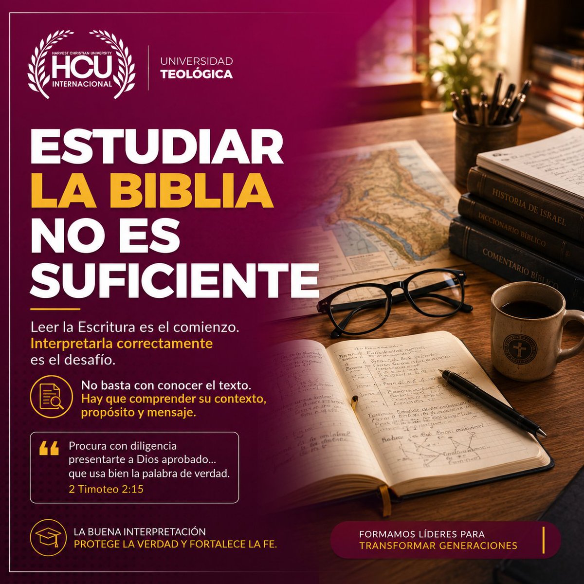 HCU_int's tweet photo. La diferencia entre una lectura superficial y una interpretación responsable puede transformar por completo la comprensión del mensaje bíblico.

#hcuinternacional #Teología #Hermenéutica #Doctrina #EducaciónTeológica https://t.co/xGFZfIY4Dn