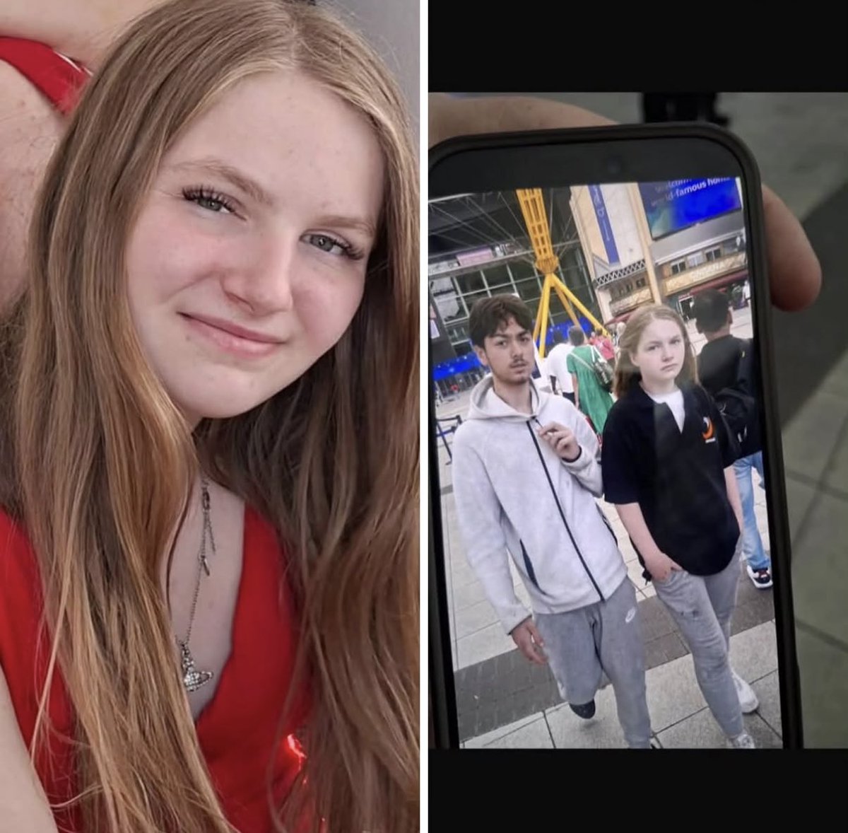 UK_Dispatch_'s tweet photo. MISSING| A local girl in epping forest has gone missing. ISLA from Loughton, has been missing for 8 days now. Shes only 14 years old, it is believed she is with the boy in the picture, the family think they are sleeping rough in LONDON near the 02. 

Please share and get her home to her extremely worried Nanna