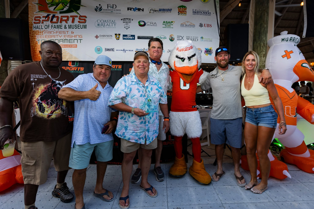 UM_alumni's tweet photo. Three days of Canes spirit in the Keys. 🧡💚

Recently, the UM Sports Hall of Fame & Museum 2026 Fan Fest and Celebrity Fishing Tournament brought alumni, fans, families, anglers, Hall of Famers, and special guests together in Islamorada for an unforgettable weekend of connection, celebration, and friendly competition.

Randal Hill, B.G.S. ’91, served as celebrity host alongside fellow Canes legends Mike Rumph, B.L.A. ’03; honorary alumnus Jimmy Johnson; Mark Richt, B.B.A. ’82; Brett Romberg, B.B.A. ’02; J.D. Arteaga, B.A. ’03; Duane Starks, B.L.A. ’05; Javy Rodriguez, B.L.A. ’11; and Greg Mark, B.S.C. ’90. 

Together with alumni, friends, and supporters, they helped make this year’s tournament an unforgettable weekend in Islamorada.

#UMAlumni #UMAA #CanesCommunity #GoCanes #ItsAllAboutTheU