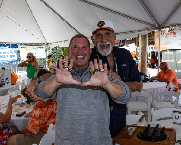UM_alumni's tweet photo. Three days of Canes spirit in the Keys. 🧡💚

Recently, the UM Sports Hall of Fame & Museum 2026 Fan Fest and Celebrity Fishing Tournament brought alumni, fans, families, anglers, Hall of Famers, and special guests together in Islamorada for an unforgettable weekend of connection, celebration, and friendly competition.

Randal Hill, B.G.S. ’91, served as celebrity host alongside fellow Canes legends Mike Rumph, B.L.A. ’03; honorary alumnus Jimmy Johnson; Mark Richt, B.B.A. ’82; Brett Romberg, B.B.A. ’02; J.D. Arteaga, B.A. ’03; Duane Starks, B.L.A. ’05; Javy Rodriguez, B.L.A. ’11; and Greg Mark, B.S.C. ’90. 

Together with alumni, friends, and supporters, they helped make this year’s tournament an unforgettable weekend in Islamorada.

#UMAlumni #UMAA #CanesCommunity #GoCanes #ItsAllAboutTheU