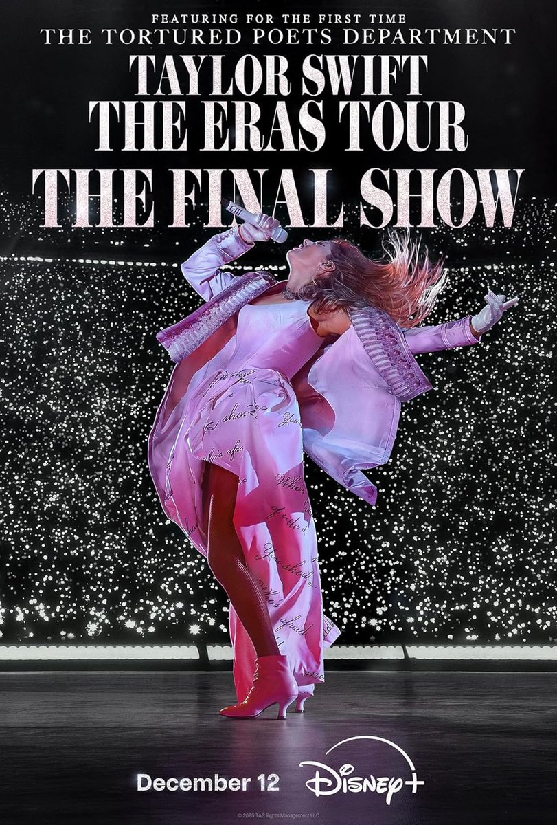PopCrave's tweet photo. ‘Taylor Swift: The Eras Tour: The Final Show’ is nominated for Outstanding Variety Special (Pre-Recorded) at the #Emmys. https://t.co/zDUfrI2Mjg